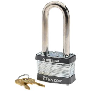MASTER LOCK Padlock: Laminated Steel, Keyed Different, 2" Wide 5LJ