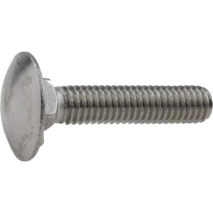 VALUE COLLECTION Carriage Bolt: M6 x 1.00, 30 mm Length Under Head, Square Neck CA6X06030-050BX