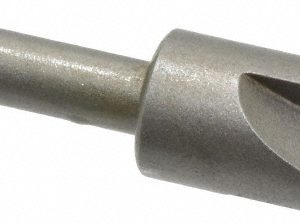KEO Countersink: 1/2" Head Dia, 90.00 deg Included Angle, 3 Flute, High-Speed Steel, Right Hand Cut 917-000-023