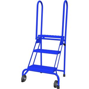 BALLYMORE 3-Step Steel Folding Step Ladder: 52" High LS3247