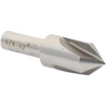 VALUE COLLECTION Countersink: 5/8" Head Dia, 82.00 deg Included Angle, 3 Flute, High-Speed Steel, Right Hand Cut SC4082040