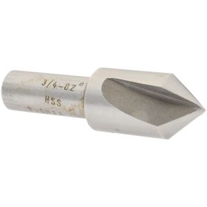 VALUE COLLECTION Countersink: 3/4" Head Dia, 82.00 deg Included Angle, 3 Flute, High-Speed Steel, Right Hand Cut SC4082048