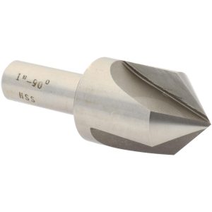 VALUE COLLECTION Countersink: 1" Head Dia, 90.00 deg Included Angle, 3 Flute, High-Speed Steel, Right Hand Cut SC4090100