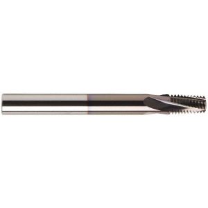ACCUPRO Helical Flute Thread Mill: M12x1, Internal, 4 Flute, 10.00 mm Shank Dia, Solid Carbide 931-12100
