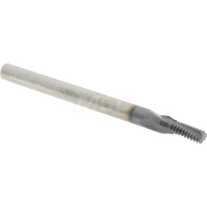 ACCUPRO Helical Flute Thread Mill: #10-32, Internal, 3 Flute, 0.1875" Shank Dia, Solid Carbide C911-01032