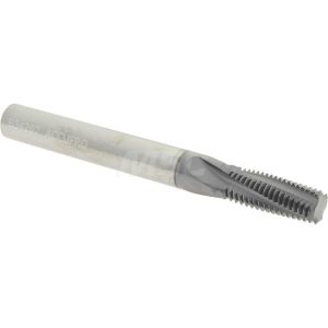 ACCUPRO Helical Flute Thread Mill: 7/16-20, Internal, 4 Flute, 3/8" Shank Dia, Solid Carbide C911-43720