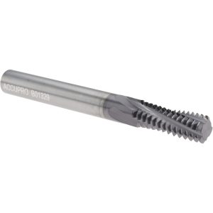 ACCUPRO Helical Flute Thread Mill: 1/2-13, Internal, 4 Flute, 0.3750" Shank Dia, Solid Carbide C911-50013