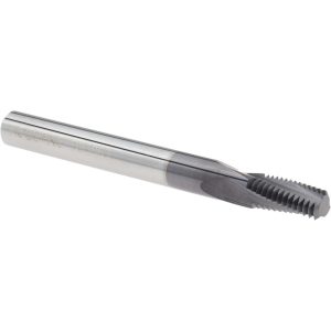 ACCUPRO Helical Flute Thread Mill: 1/16-27, Internal, 3 Flute, 0.2500" Shank Dia, Solid Carbide C931-06227
