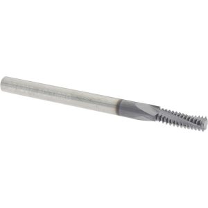 ACCUPRO Helical Flute Thread Mill: M6x1, Internal, 3 Flute, 6.00 mm Shank Dia, Solid Carbide C931-06100
