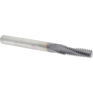 ACCUPRO Helical Flute Thread Mill: Internal, 3 Flute, 1/4" Shank Dia, Solid Carbide C931-08125