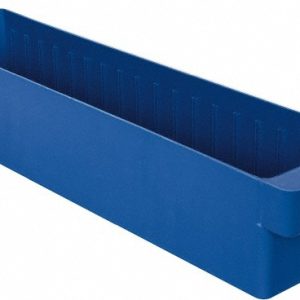 QUANTUM STORAGE Plastic Drawer Bin: Blue QED 603 BLUE