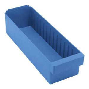 QUANTUM STORAGE Plastic Drawer Bin: Blue QED602BL