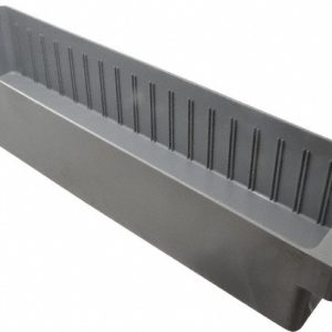 QUANTUM STORAGE Plastic Drawer Bin: Gray QED 603 GREY