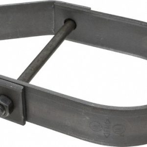 EMPIRE Adjustable Clevis Hanger: 3" Pipe, 1/2" Rod, Carbon Steel, Plain Finish 11B0300
