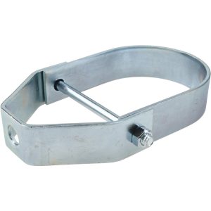 EMPIRE Adjustable Clevis Hanger: 3" Pipe, 1/2" Rod, Carbon Steel, Electro-Galvanized Finish 11G0300