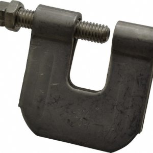 EMPIRE C-Clamp with Locknut: 3/4" Flange Thickness, 3/8" Rod 21LSS0038