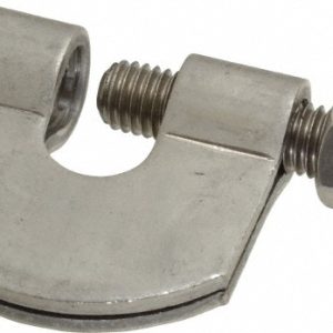 EMPIRE C-Clamp with Locknut: 3/4" Flange Thickness, 5/8" Rod 21LSS0058