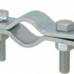 EMPIRE Riser Clamp: 3/4" Pipe, 1.05" Tube, Carbon Steel 50G0075