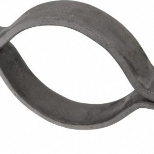 EMPIRE Standard Pipe Clamp: 3" Pipe, 3-1/2" Tube, Carbon Steel, Black 212B0300
