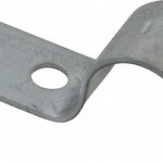 EMPIRE 1/2" Pipe, Carbon Steel, Electro Galvanized" Pipe or Conduit Strap 233G0050PK10