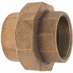 MERIT BRASS Brass Pipe Union: 2" Fitting, Threaded, FNPT x FNPT, Class 125 X187-32