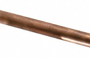 MERIT BRASS Brass Pipe Nipple: Threaded on Both Ends, 8" OAL, 1/4" NPT 2104-800