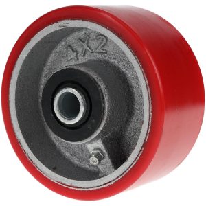 VALUE COLLECTION Caster Wheel: Polyurethane VWH4X2MOPR