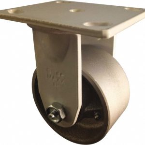 VALUE COLLECTION Rigid Top Plate Caster: Semi-Steel, 4" Wheel Dia, 2" Wheel Width, 1,000 lb Capacity, 5-5/8" OAH GMC-SH-0053