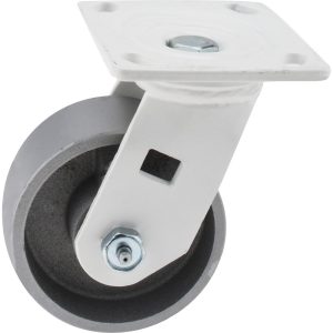 VALUE COLLECTION Swivel Top Plate Caster: Semi-Steel, 4" Wheel Dia, 2" Wheel Width, 1,000 lb Capacity, 5-5/8" OAH GMC-SH-0051