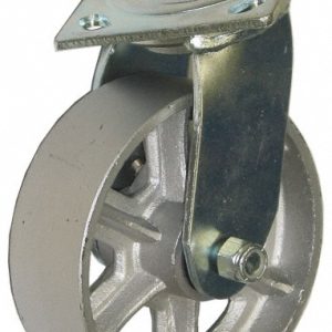 VALUE COLLECTION Swivel Top Plate Caster: Semi-Steel, 4" Wheel Dia, 2" Wheel Width, 1,000 lb Capacity, 5-5/8" OAH GMC-SH-0011