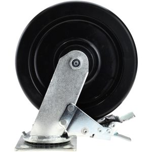 VALUE COLLECTION Swivel Top Plate Caster: Phenolic, 8" Wheel Dia, 2" Wheel Width, 1,100 lb Capacity, 9-1/2" OAH GMC-SH-0104