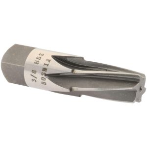 VALUE COLLECTION 3/8" Pipe, 0.606" Dia, 0.54" Small End Dia, Straight Shank, 1-1/16" Flute, Taper Pipe Reamer SM32P0024