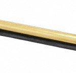 UNGER Squeegee: 12" Blade Width, Rubber Blade GC30