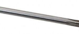 VALUE COLLECTION Chucking Reamer: H, 6" OAL, 1-1/2" Flute Length, Straight, Straight-Cylindrical, HSS 144429600800000