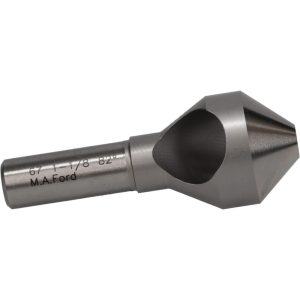 M.A. FORD Countersink: 1-1/8" Head Dia, 82.00 deg Included Angle, 0 Flute, High-Speed Steel, Right Hand Cut 67112502
