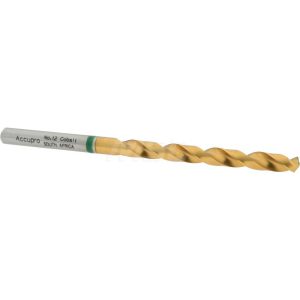 ACCUPRO Jobber Length Drill Bit: #12, 135 &deg;, Cobalt 1G70479-AC