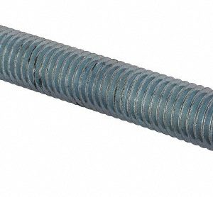 BIG BOLT CORPORATION Hex Head Cap Screw: 5/8-11 x 5", Grade 5 Steel, Zinc-Plated 58115FT5ZDOM