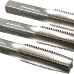 HERTEL Tap Set: 3/4-10 UNC, 4 Flute, High Speed Steel, Bright Finish K008937AS
