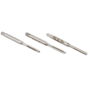 HERTEL Tap Set: #3-56 UNF, 3 Flute, High Speed Steel, Bright Finish K008906AS