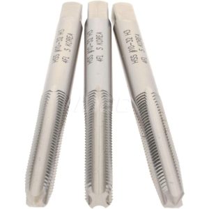 HERTEL Tap Set: #10-32 UNF, 4 Flute, High Speed Steel, Bright Finish K008918AS