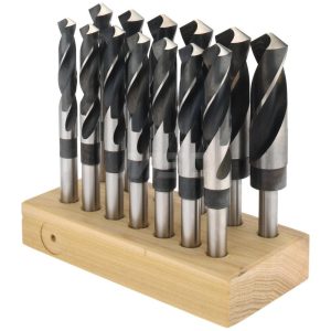 HERTEL Drill Bit Set: Reduced Shank Drill Bits, 1" Drill Bit Size, 118 &deg;, High Speed Steel 303SD