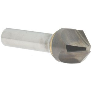 HERTEL Countersink: 7/8" Head Dia, 90.00 deg Included Angle, 3 Flute, Solid Carbide, Right Hand Cut 333-009070