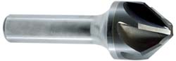 HERTEL Countersink: 1-1/2" Head Dia, 60.00 deg Included Angle, 6 Flute, Solid Carbide, Right Hand Cut 336-012050