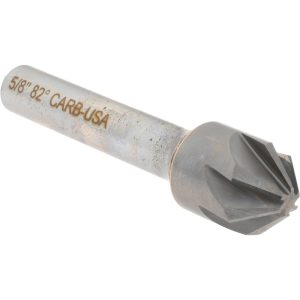HERTEL Countersink: 5/8" Head Dia, 82.00 deg Included Angle, 6 Flute, Solid Carbide, Right Hand Cut 336-007060