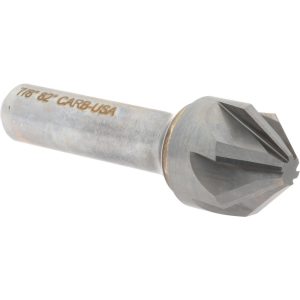HERTEL Countersink: 7/8" Head Dia, 82.00 deg Included Angle, 6 Flute, Solid Carbide, Right Hand Cut 336-009060