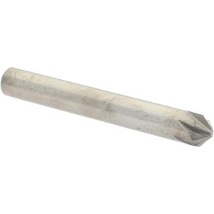 HERTEL Countersink: 1/4" Head Dia, 90.00 deg Included Angle, 6 Flute, Solid Carbide, Right Hand Cut 336-003070