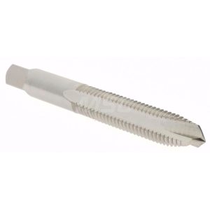 HERTEL Spiral Point STI Tap: 5/16-18 UNC, 3 Flutes, Plug, High Speed Steel, Bright/Uncoated K007062AS
