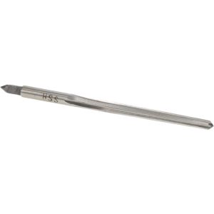 VALUE COLLECTION Taper Pin Reamer: #2/0 Pin, 0.1137" Small End, 0.1462" Large End, High Speed Steel SM24N20