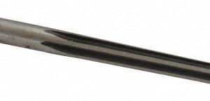 VALUE COLLECTION Taper Pin Reamer: #1 Pin, 0.1447" Small End, 0.1798" Large End, High Speed Steel SM24N01