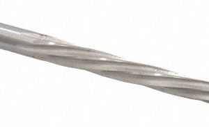 VALUE COLLECTION Taper Pin Reamer: #3 Pin, 0.1813" Small End, 0.2294" Large End, High Speed Steel SM25N03